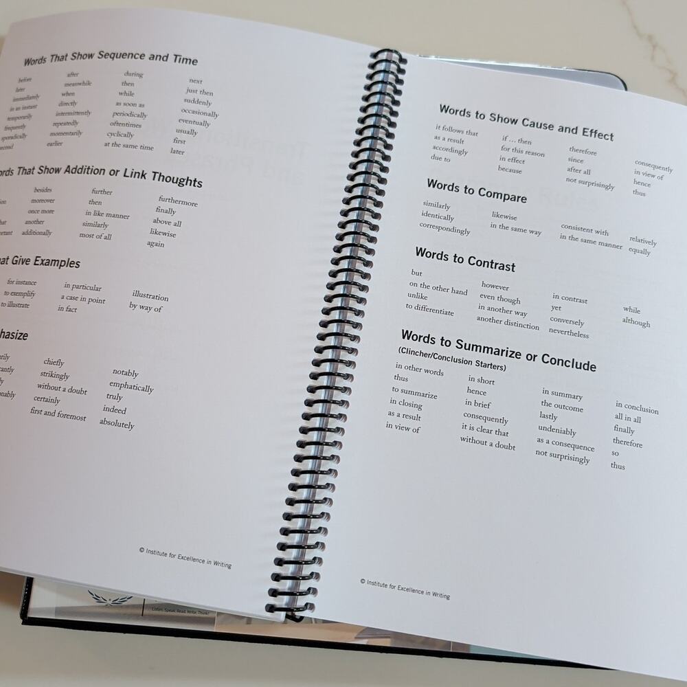 Teaching Writing Structure & Style, Student Resource Notebook, Classical - Picture 8 of 8
